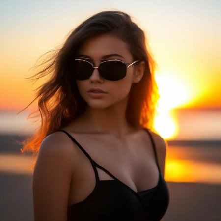 Красивая девушка шатенка