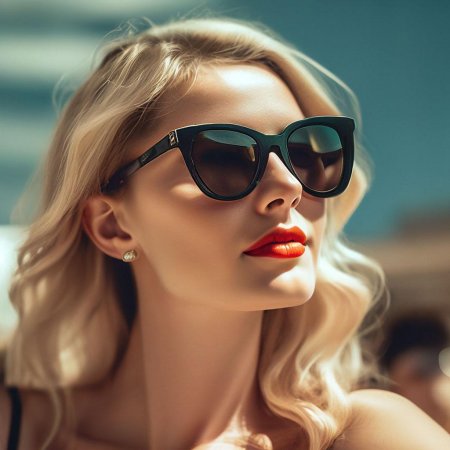 Женщина в солнечных очках