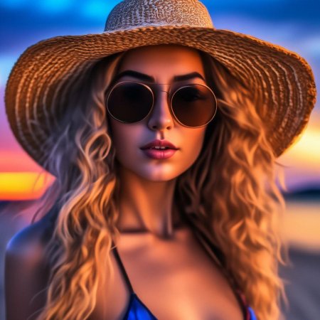 Шляпа на пляж