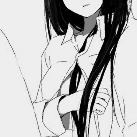 Аниме черно белое