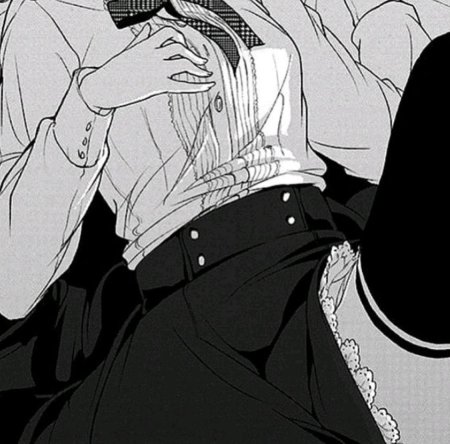 Аниме черно белое пошлое