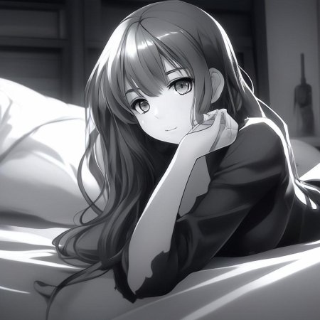 Красивая аниме девушка