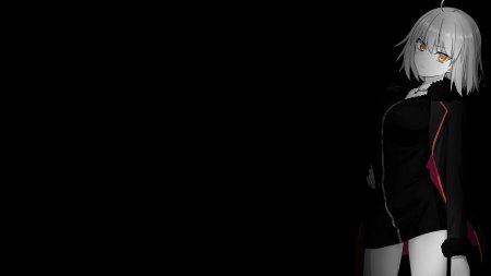 Аниме девушки на темном фоне