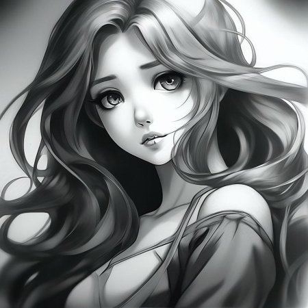 Рисунки аниме девушек