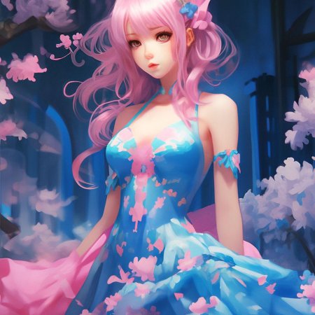 Красивая аниме девушка