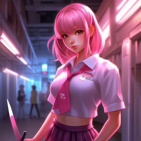 Аниме школьница