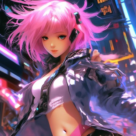 В стиле аниме