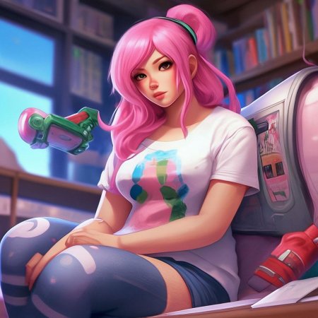 Аниме девушки с розовыми волосами