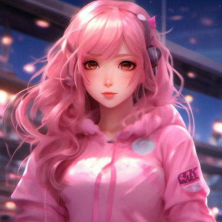 Аниме с девочкой розовыми волосами