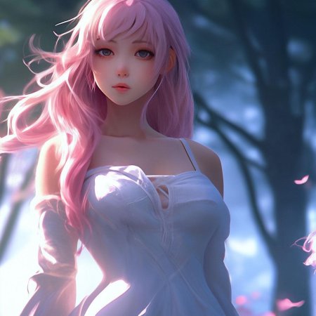 Красивая аниме девочка