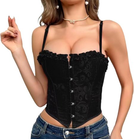 Корсет черный