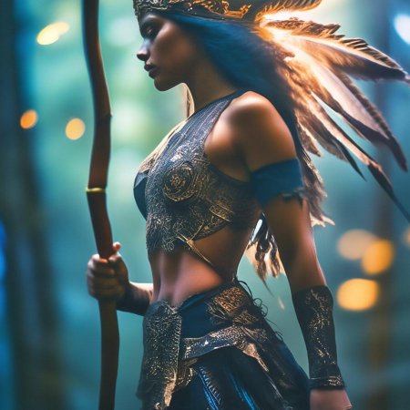 Прическа амазонки