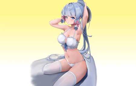 Аниме девочка растут сиськи