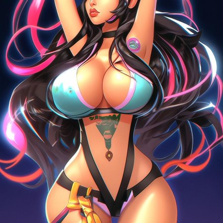 Сексуальная аниме девушка