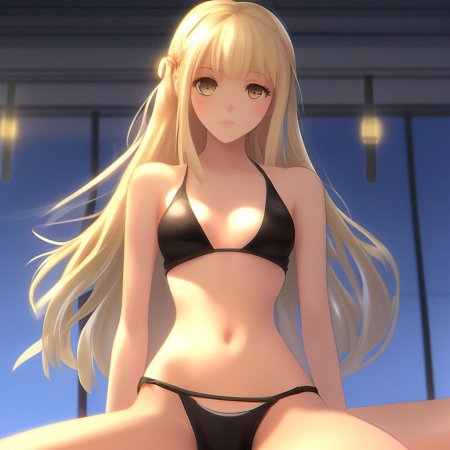 Худые аниме девушки