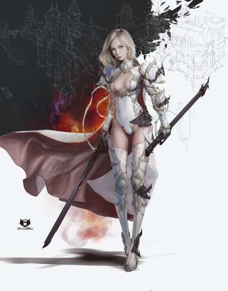 Женщина воин аниме