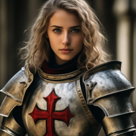 Девушка рыцарь арт