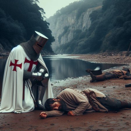 Крестоносцы тамплиеры монах воин