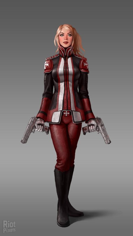 Женщина тамплиер арт