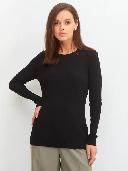 Черная водолазка женская