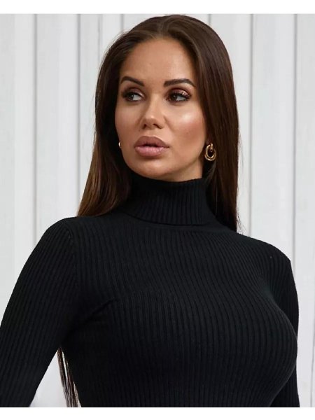 Трикотажная водолазка лапша