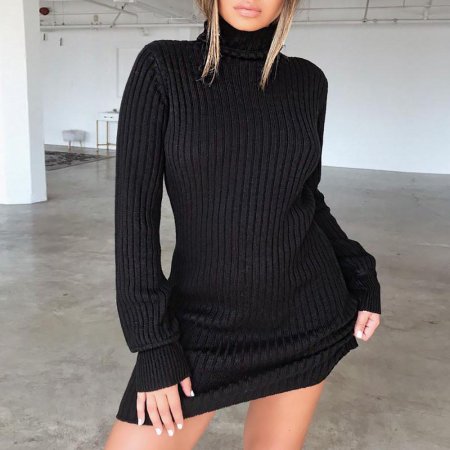 Платье водолазка