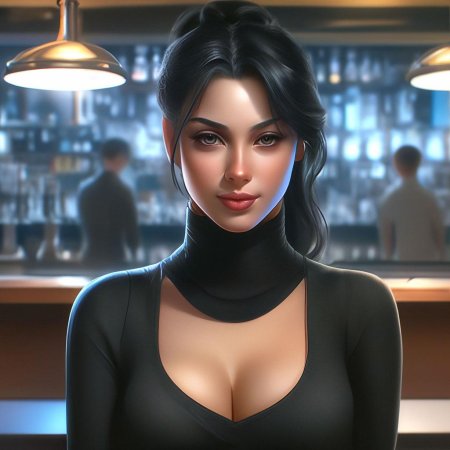 Девушка брюнетка