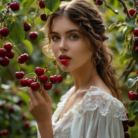 Спелые вишни