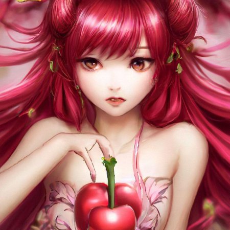 Девушка вишня