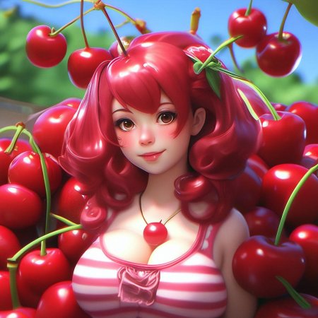 Девочка с ягодами