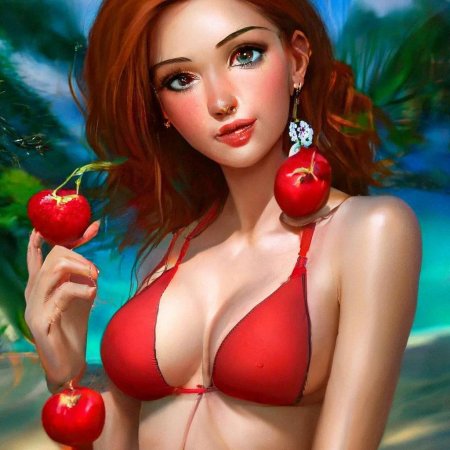 Девушка в бикини