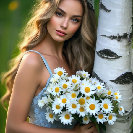 Букет ромашек