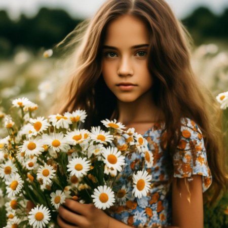 Поле ромашек