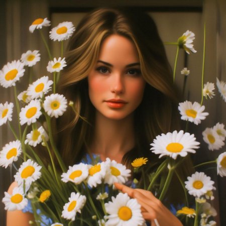 Ромашка цветки