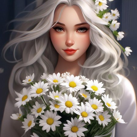 Девочка ромашка