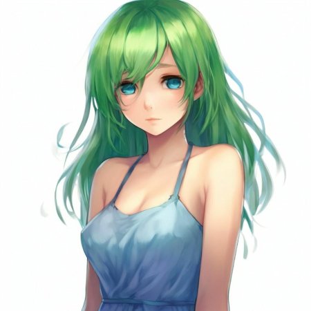 Аниме с зелеными волосами