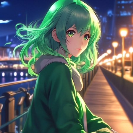 Аниме с зелеными волосами