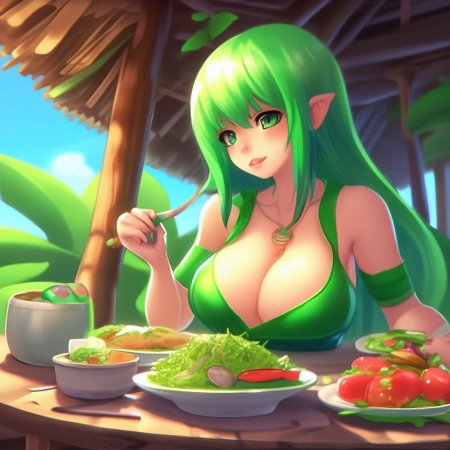 Девушка слизь