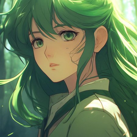 Зеленое аниме