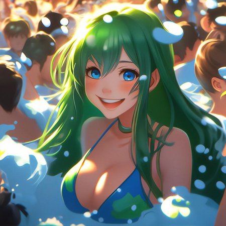 В стиле аниме