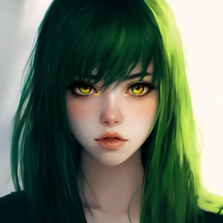 Девушка с зелеными глазами