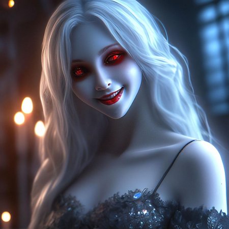 Красивая вампирша