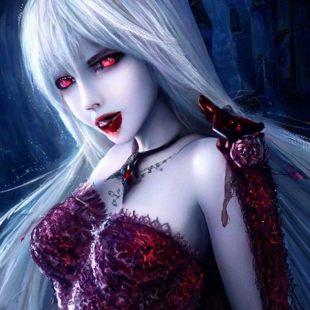 Девушка вампирша