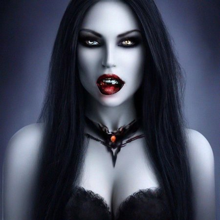 Вампирша красивая