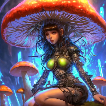 Девушка мухомор