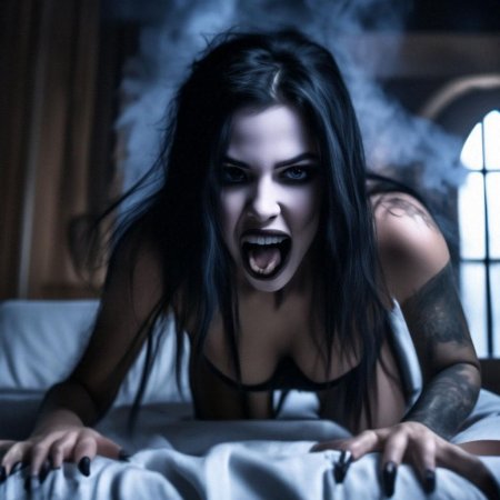 Девушка вампир