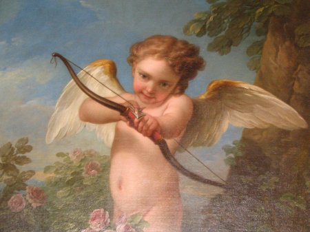 Шарль Андре Ван Лоо Амур, стреляющий из лука