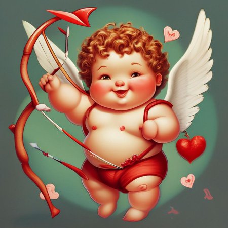 Амур стреляющий из лука карл ванлоо