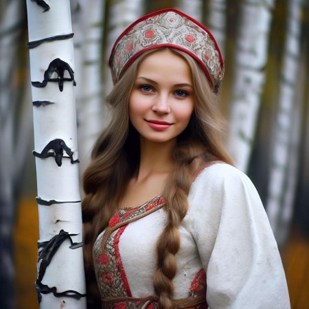 Русская девушка красивая