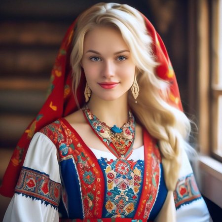 Белокурая девушка